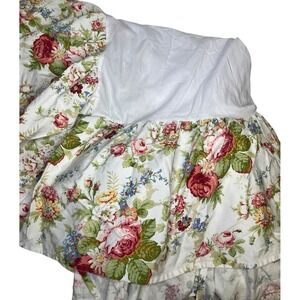 Chaps Ralph Lauren Constance Garden Floral King Bed Skirt Dust Ruffle Cottage